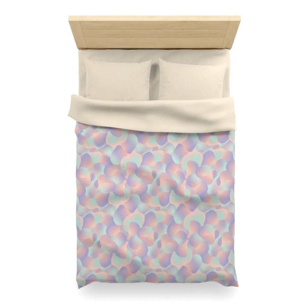 Pastel Abstract Microfiber Duvet Cover - Watercolor Dream - DipaliZ