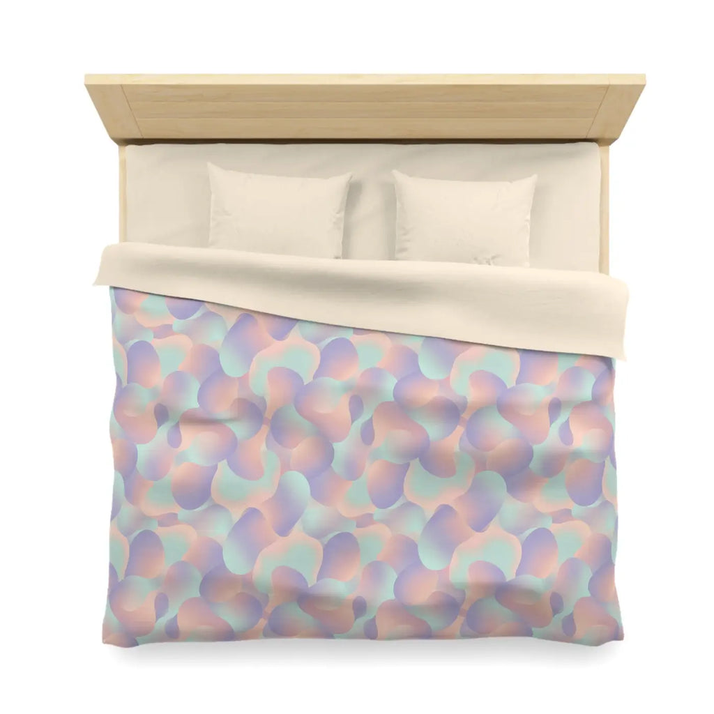 Pastel Abstract Microfiber Duvet Cover - Watercolor Dream - DipaliZ