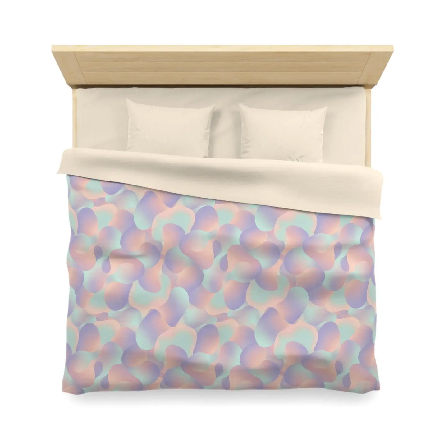 Pastel Abstract Microfiber Duvet Cover - Watercolor Dream - DipaliZ