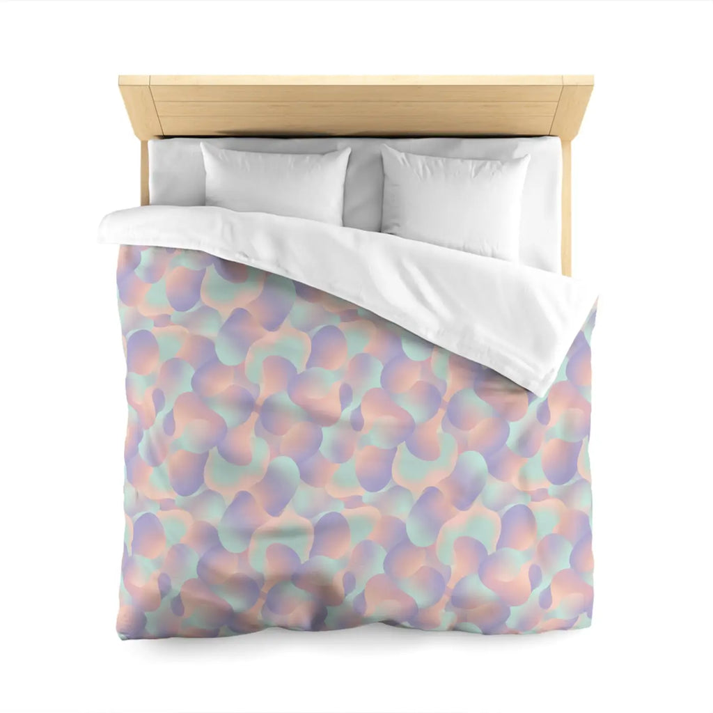 Pastel Abstract Microfiber Duvet Cover - Watercolor Dream - DipaliZ