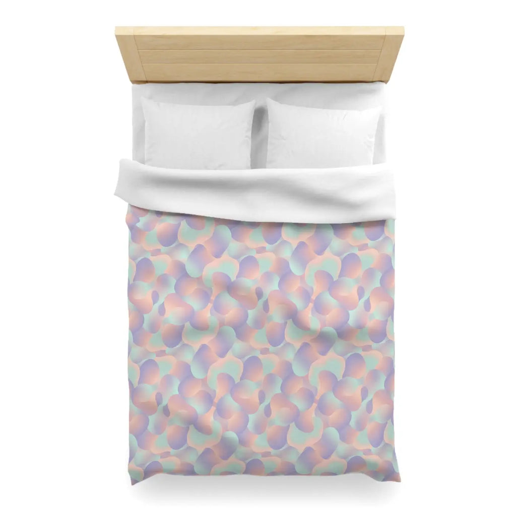 Pastel Abstract Microfiber Duvet Cover - Watercolor Dream - DipaliZ