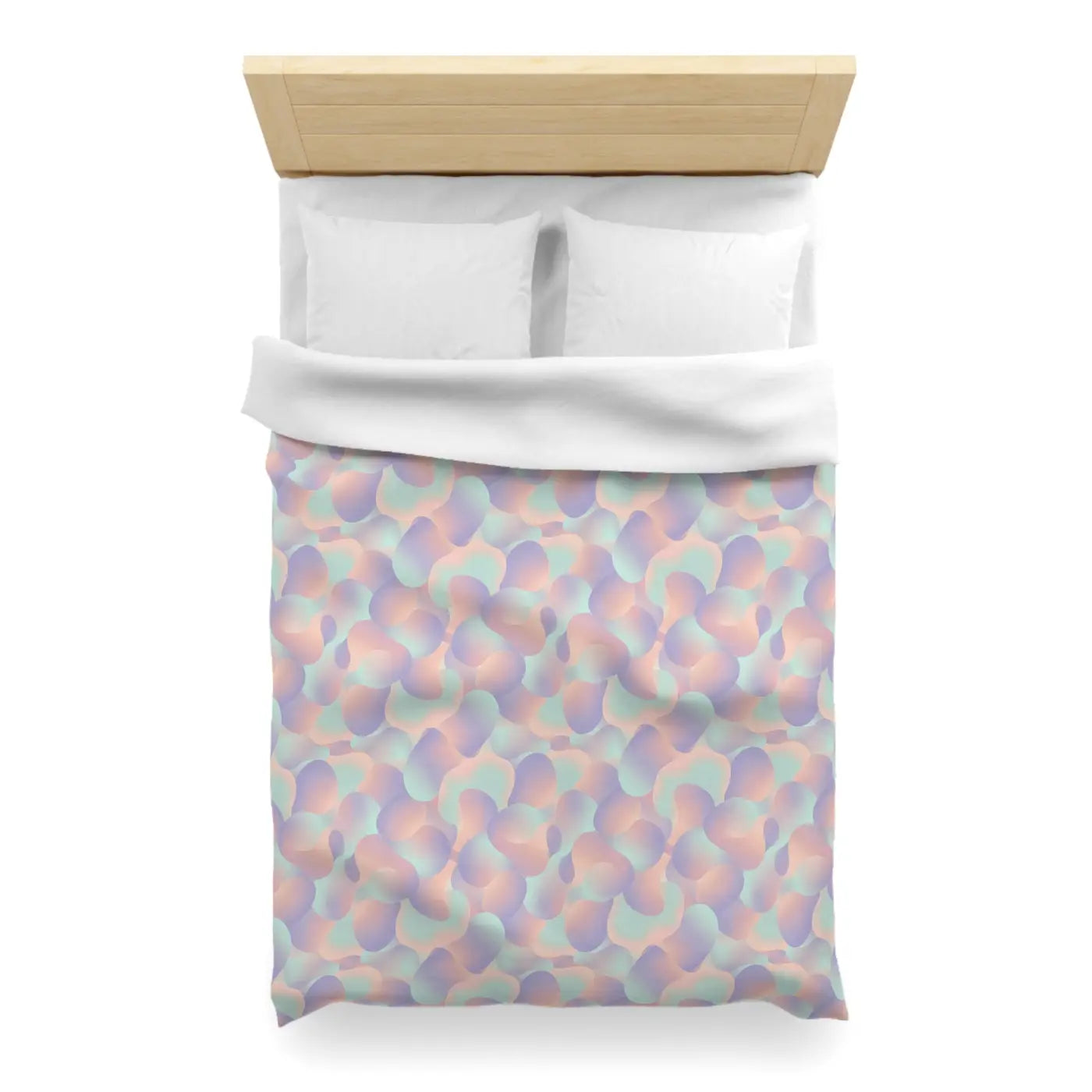 Pastel Abstract Microfiber Duvet Cover - Watercolor Dream - DipaliZ