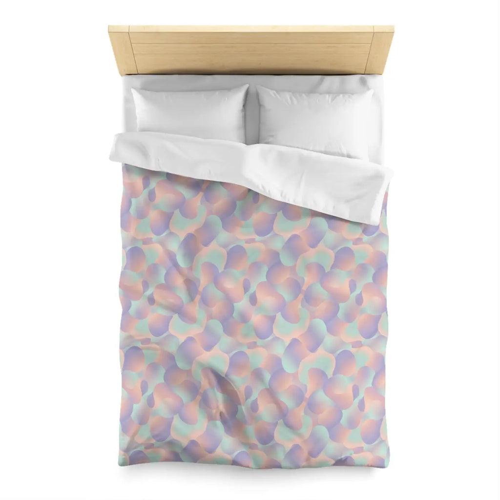 Pastel Abstract Microfiber Duvet Cover - Watercolor Dream - DipaliZ