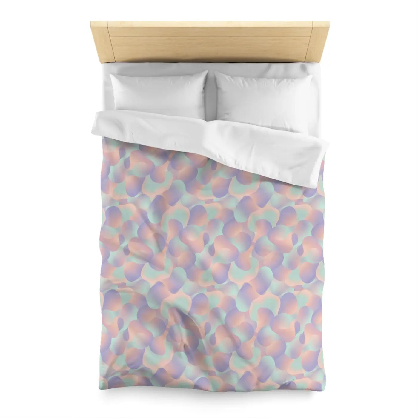 Pastel Abstract Microfiber Duvet Cover - Watercolor Dream - DipaliZ