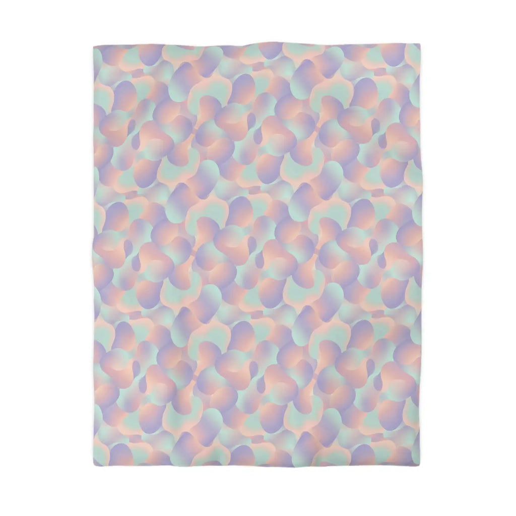 Pastel Abstract Microfiber Duvet Cover - Watercolor Dream - DipaliZ