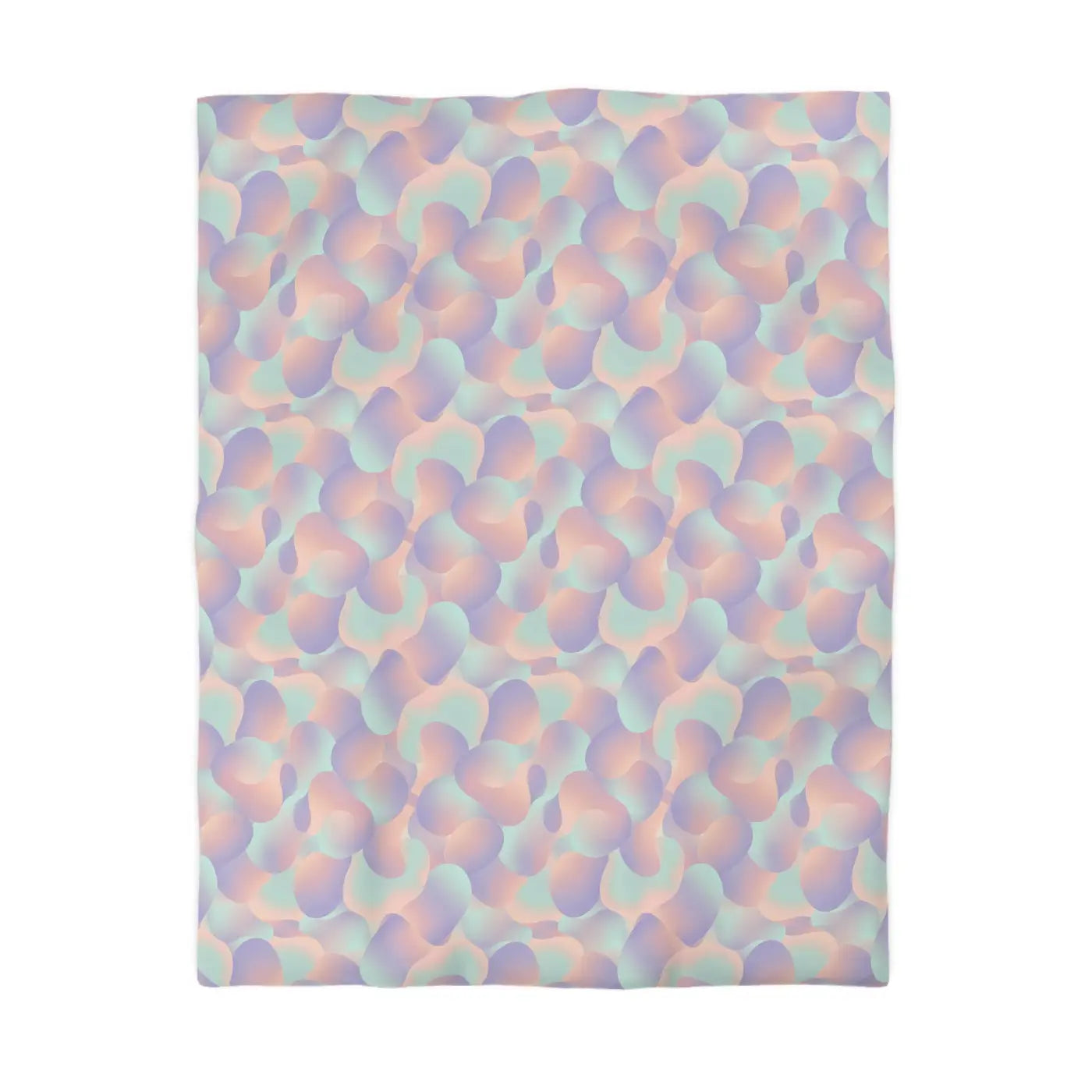 Pastel Abstract Microfiber Duvet Cover - Watercolor Dream - DipaliZ