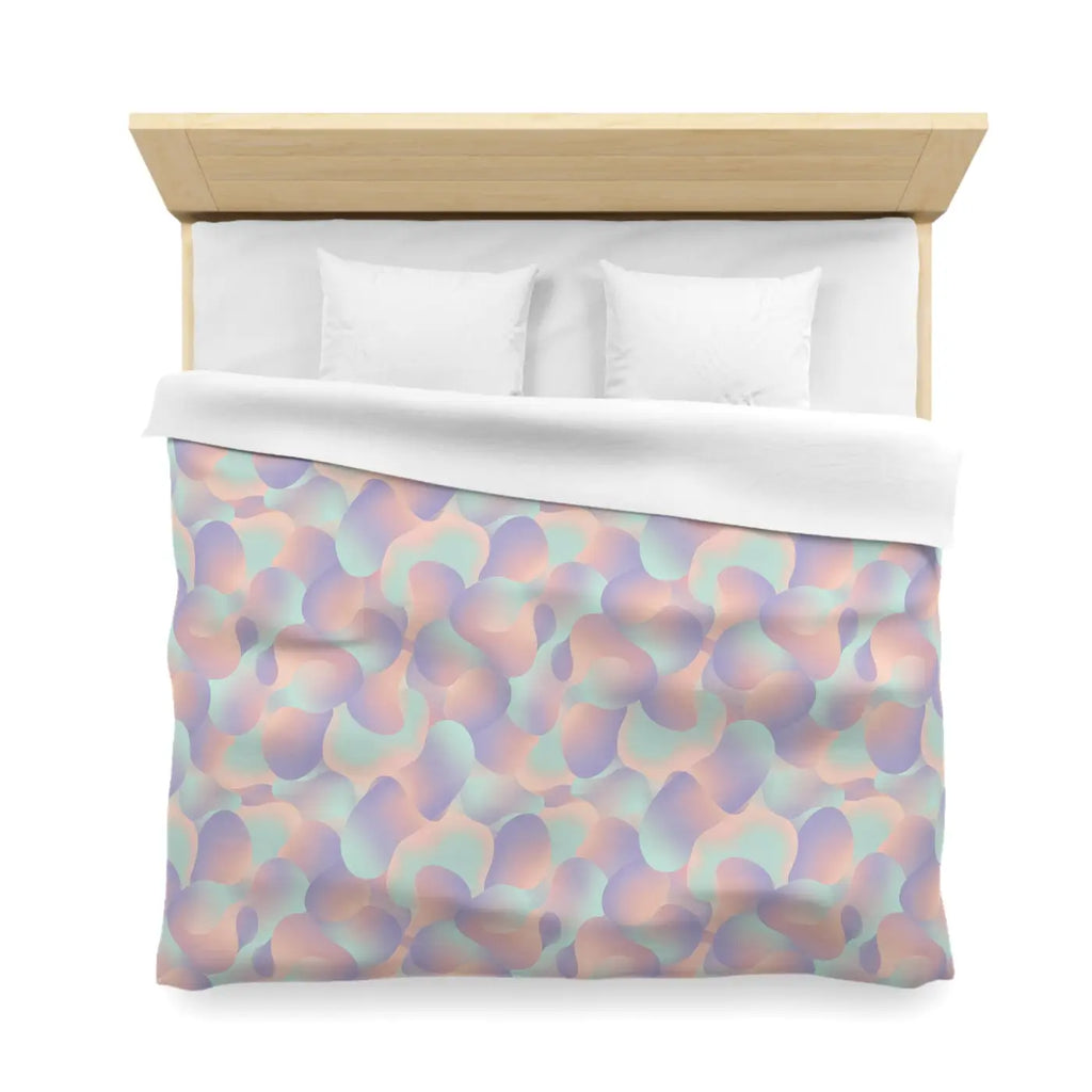 Pastel Abstract Microfiber Duvet Cover - Watercolor Dream - DipaliZ