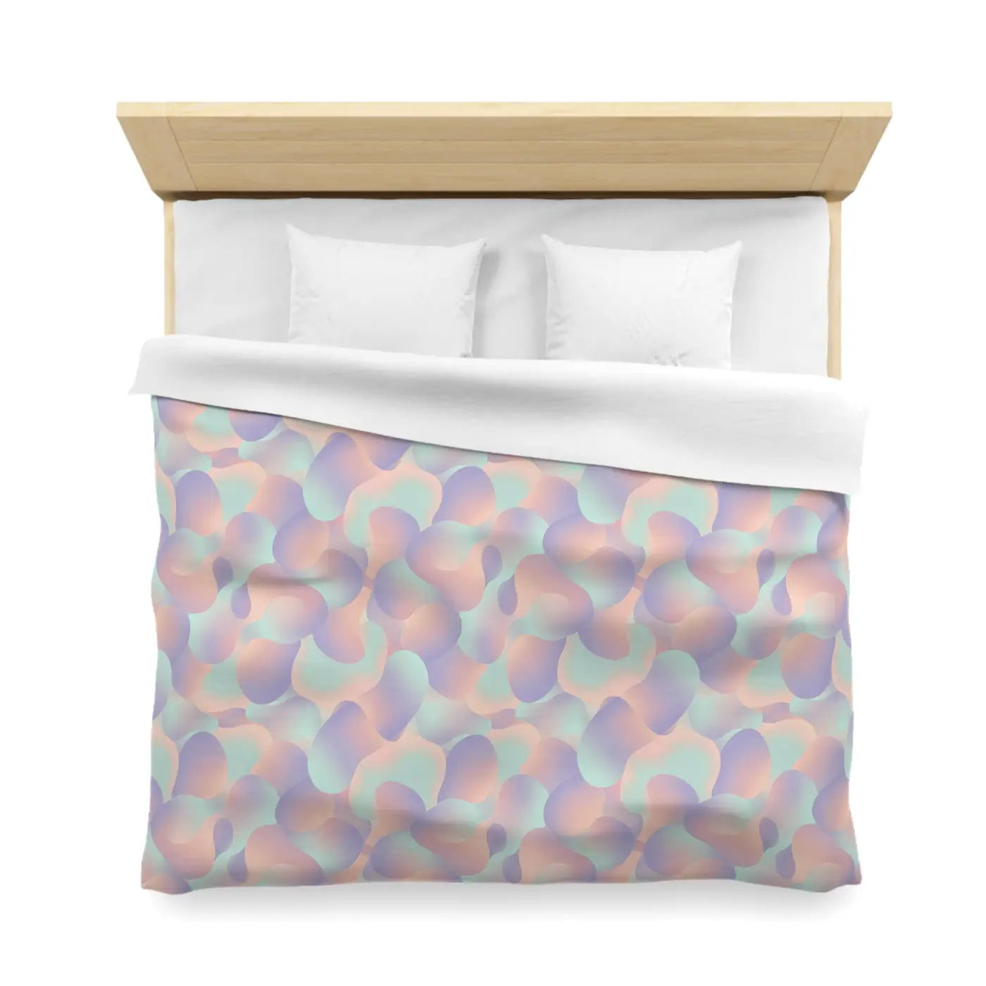 Pastel Abstract Microfiber Duvet Cover - Watercolor Dream - DipaliZ