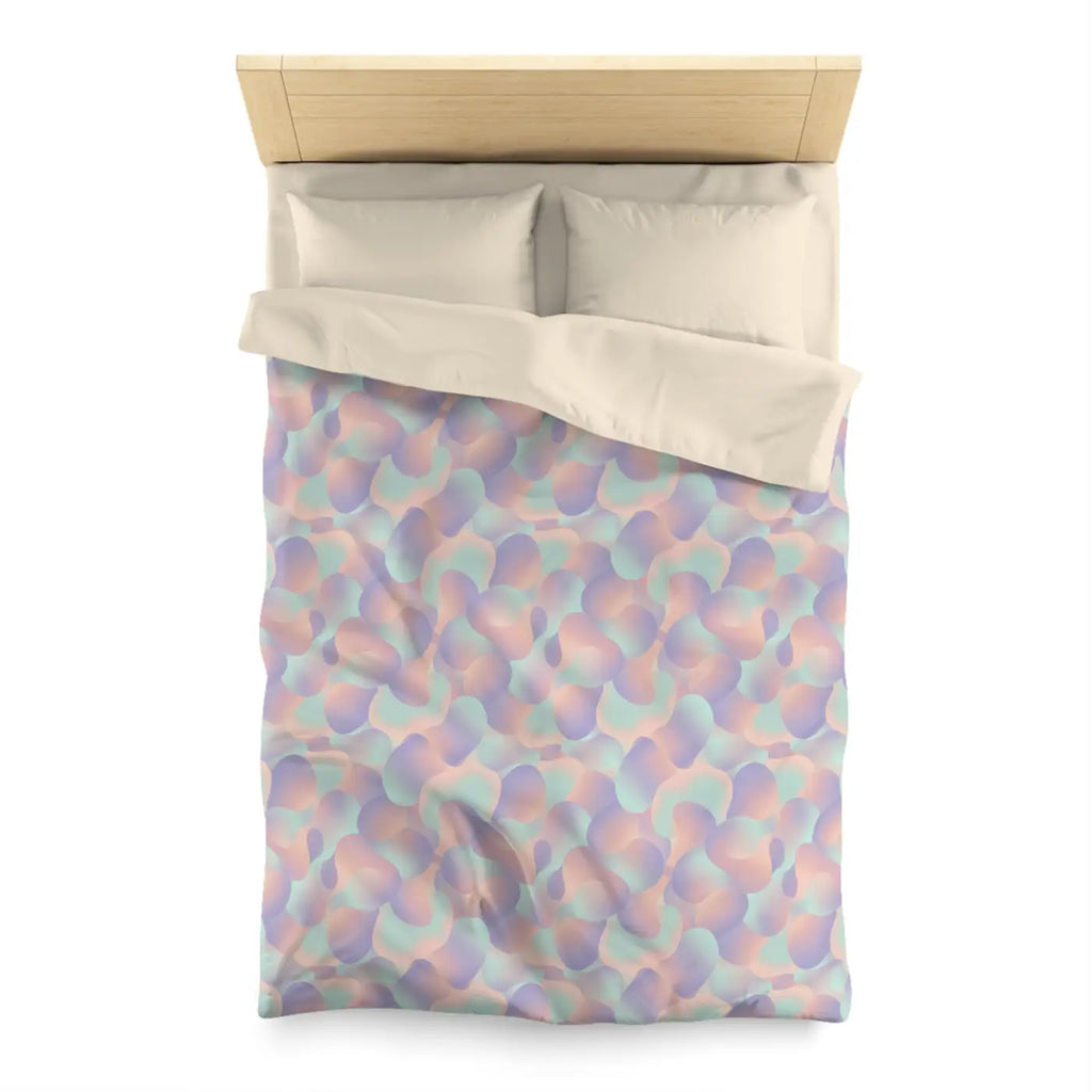 Pastel Abstract Microfiber Duvet Cover - Watercolor Dream - DipaliZ