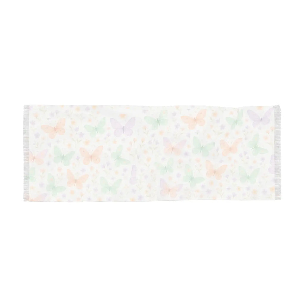 Pastel Butterfly Light Scarf - Spring Garden Wrap - DipaliZ