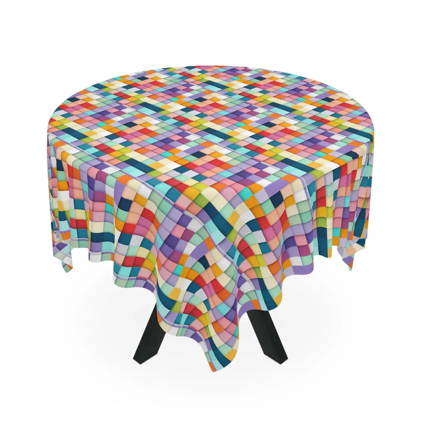 One Sided Print Tablecloth - Modern Dining Decor - DipaliZ