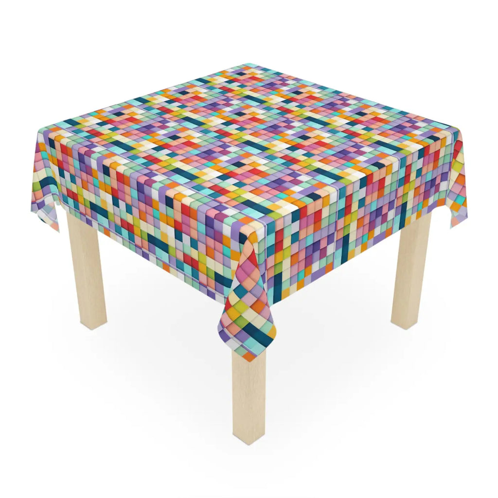 One Sided Print Tablecloth - Modern Dining Decor - DipaliZ