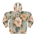 Floral Pullover Hoodie - Pastel Garden Design - DipaliZ