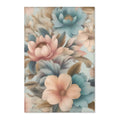 Flowers Area Rugs - Pastel Floral Home Decor - DipaliZ