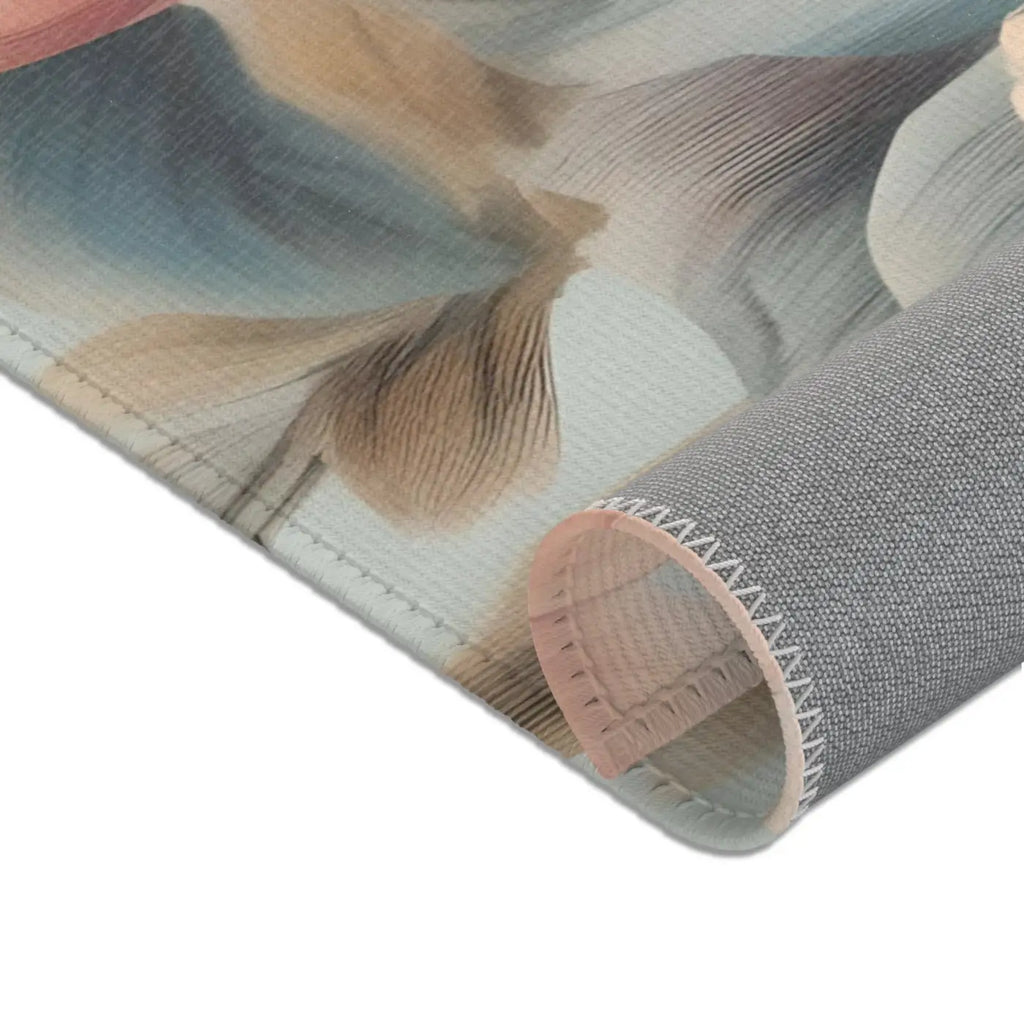 Flowers Area Rugs - Pastel Floral Home Decor - DipaliZ