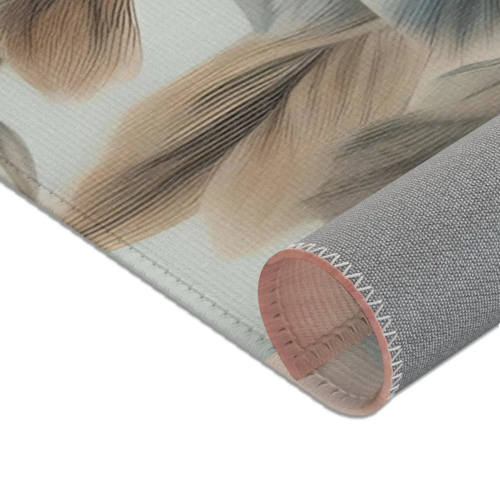 Flowers Area Rugs - Pastel Floral Home Decor - DipaliZ