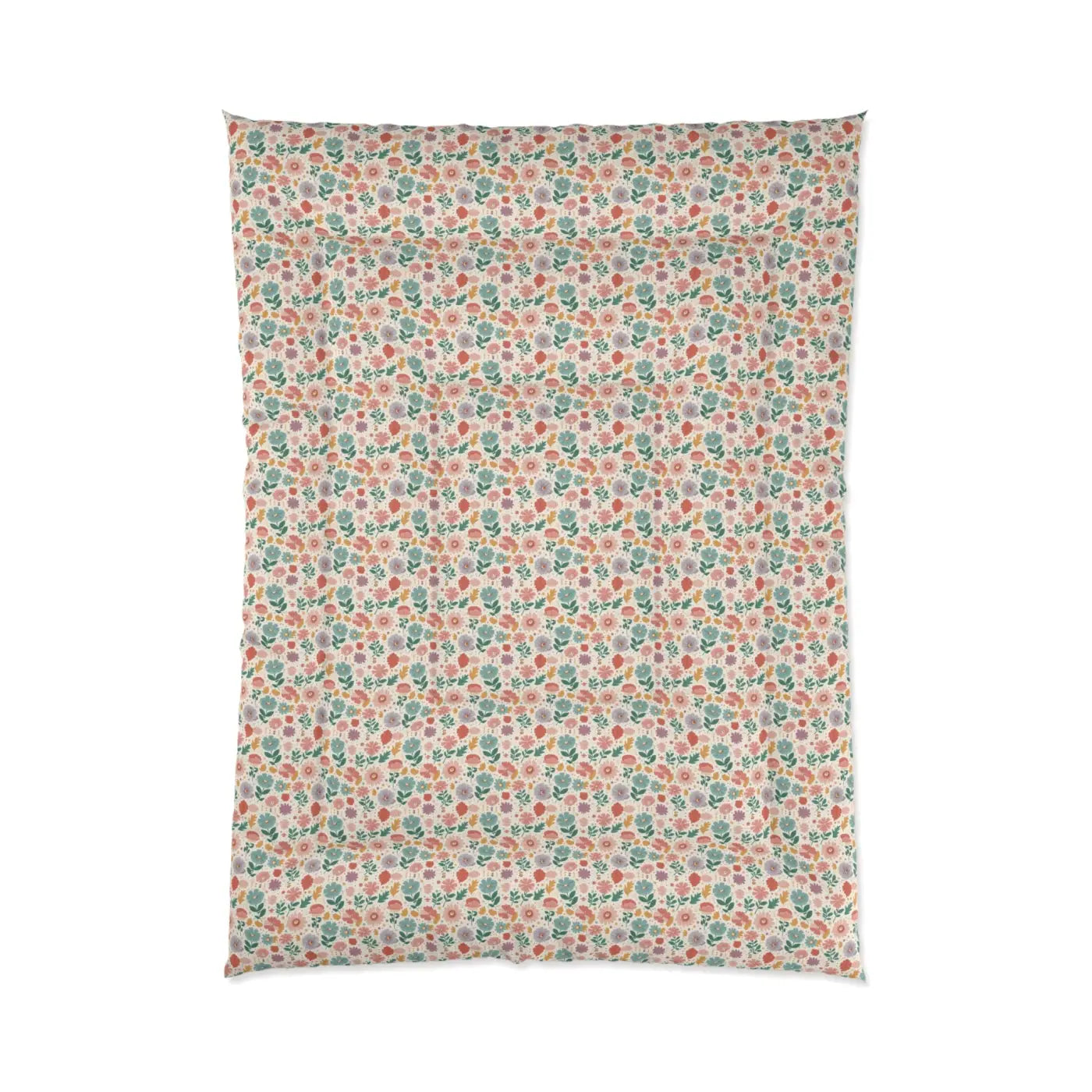 Pastel Floral Bliss Quilt - Fluffy Cloud Comfort - DipaliZ