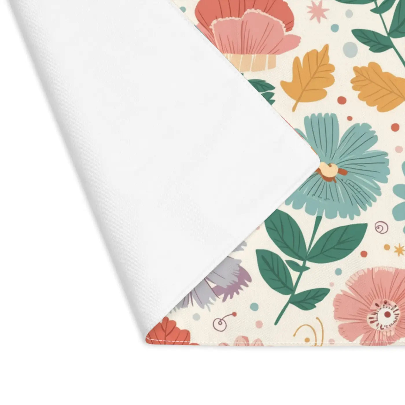 Chic Pastel Flowers Placemats - High-Quality Cotton - DipaliZ