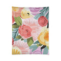 Cozy Comforter - Pastel Flowers Pattern for Deep Sleep - DipaliZ