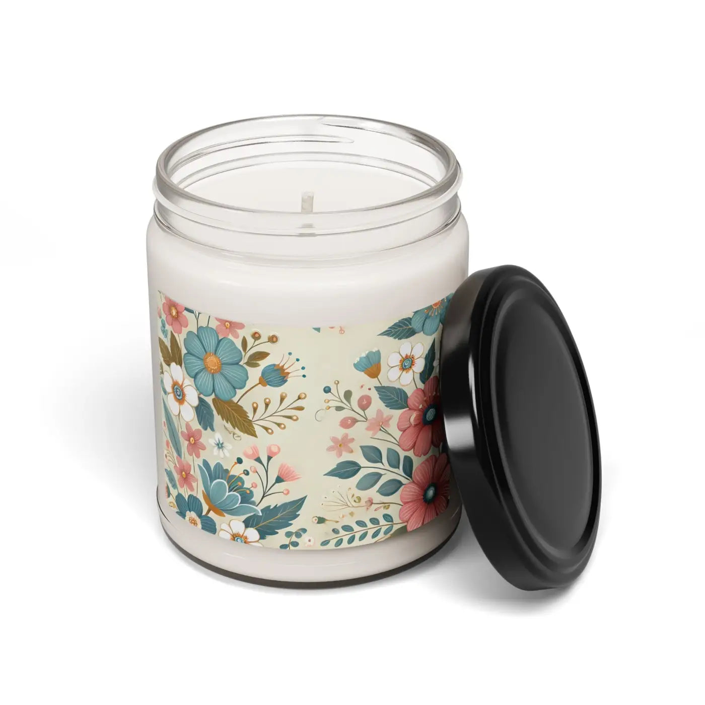 Floral Scented Soy Candle Aroma Bliss - Pastel 9oz - DipaliZ