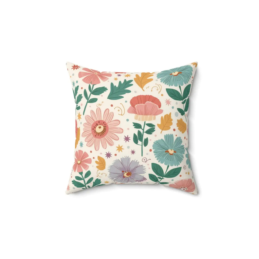Pastel Flower Pillows - Banish Boring Throw Pillow Magic - DipaliZ
