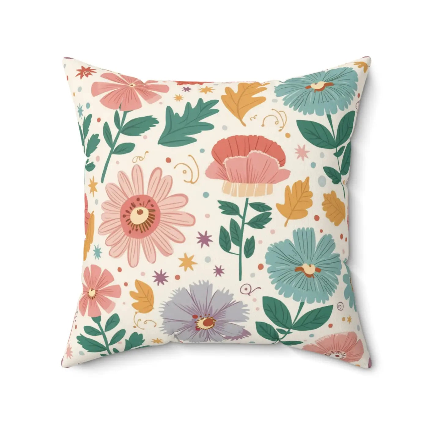 Pastel Flower Pillows - Banish Boring Throw Pillow Magic - DipaliZ