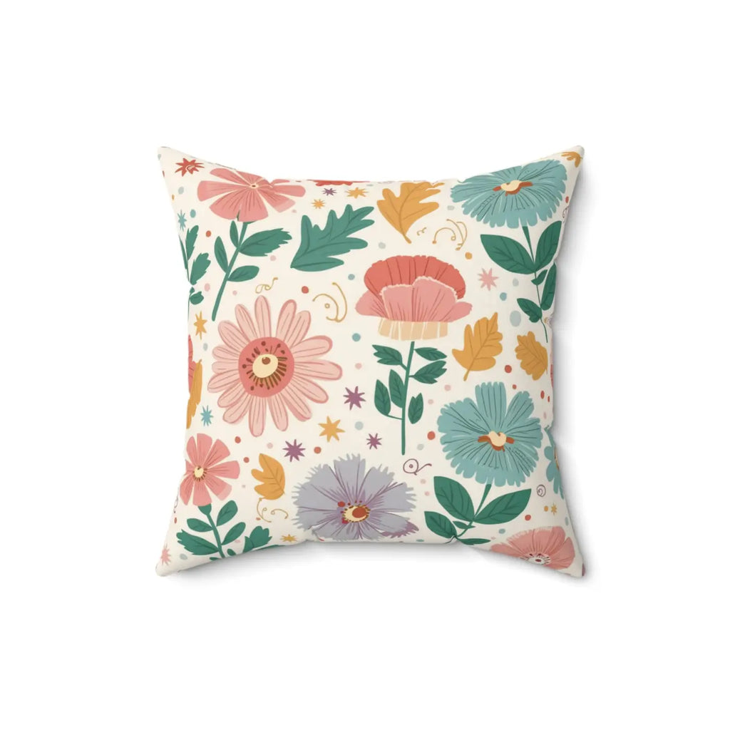 Pastel Flower Pillows - Banish Boring Throw Pillow Magic - DipaliZ