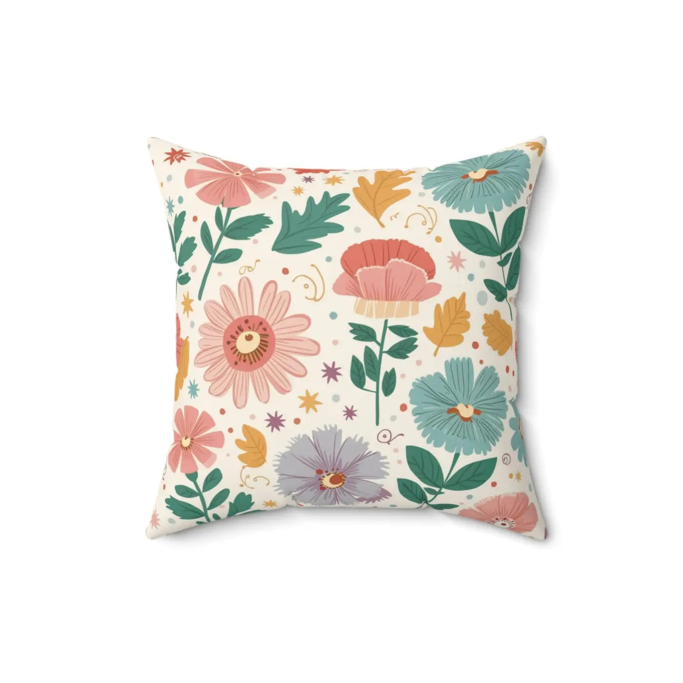 Pastel Flower Pillows - Banish Boring Throw Pillow Magic - DipaliZ
