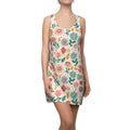 Pastel Flowers Racerback Dress - Soft Blooms Design - DipaliZ