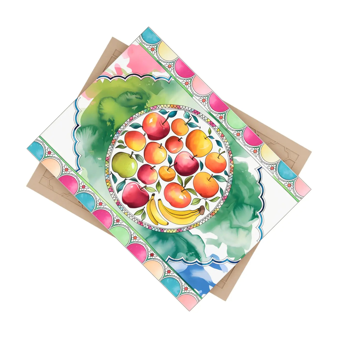 Vibrant Ceramic Photo Tile - Playful Fashion Art Design - DipaliZ
