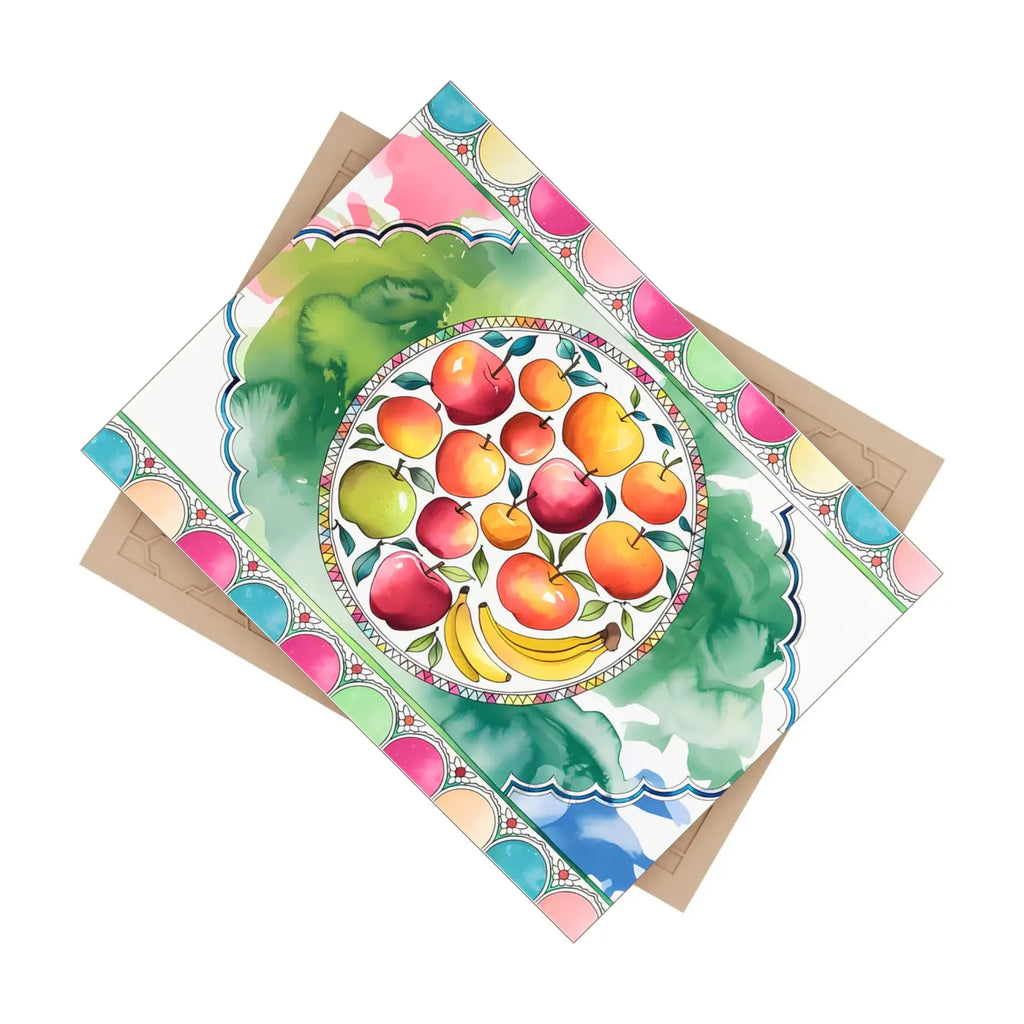 Vibrant Ceramic Photo Tile - Playful Fashion Art Design - DipaliZ
