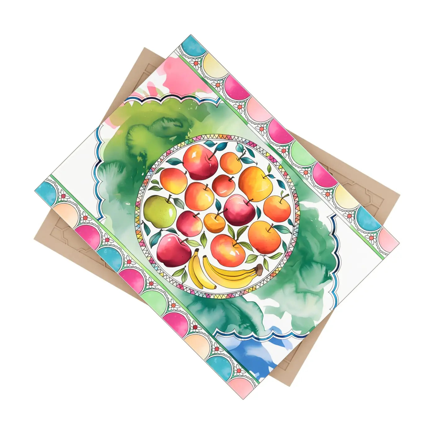 Vibrant Ceramic Photo Tile - Playful Fashion Art Design - DipaliZ