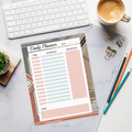 Colorful Planning Notepad Pastel Geometrical Design - DipaliZ