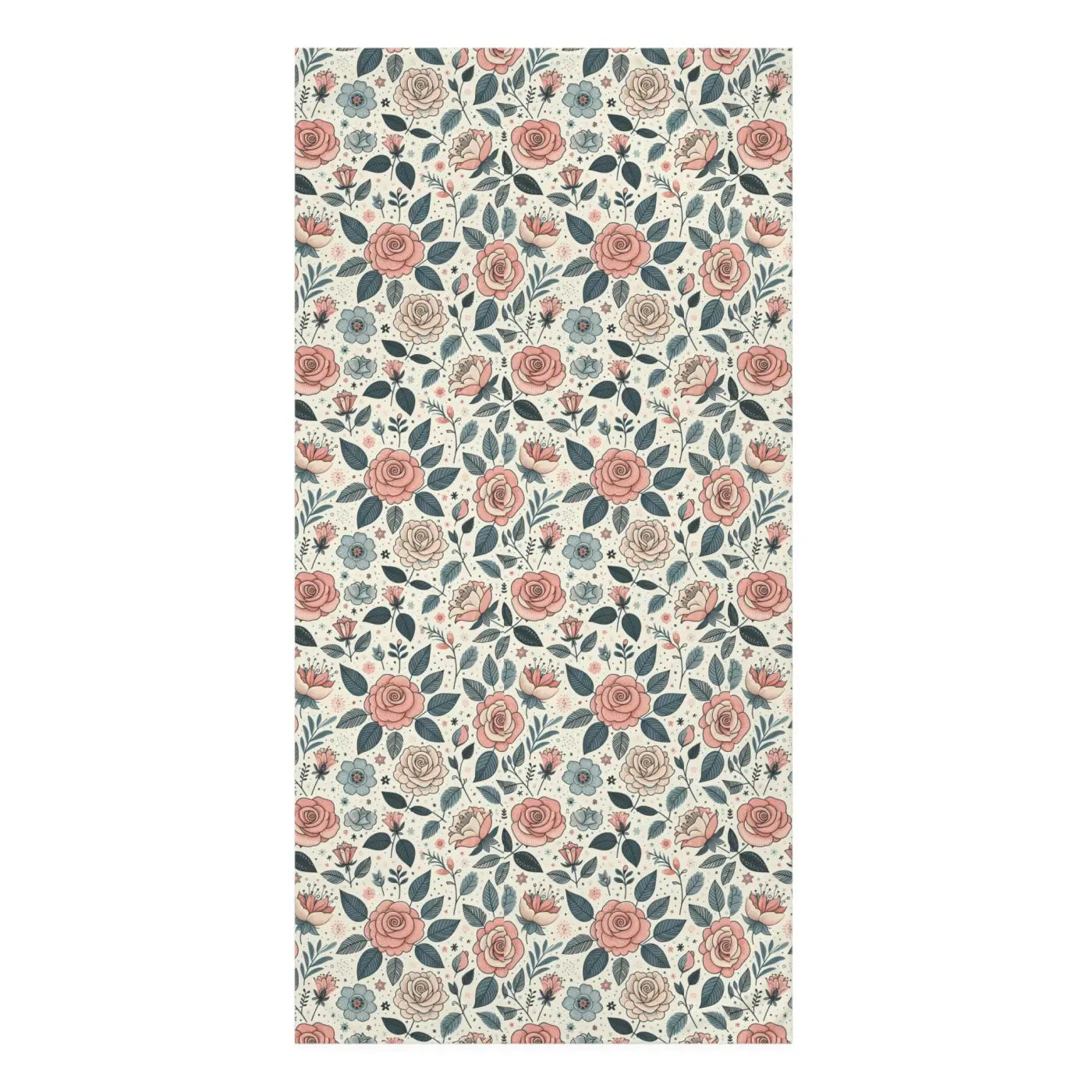 Pastel Pink Roses Mink-Cotton Beach Towel - Luxury Spa - DipaliZ