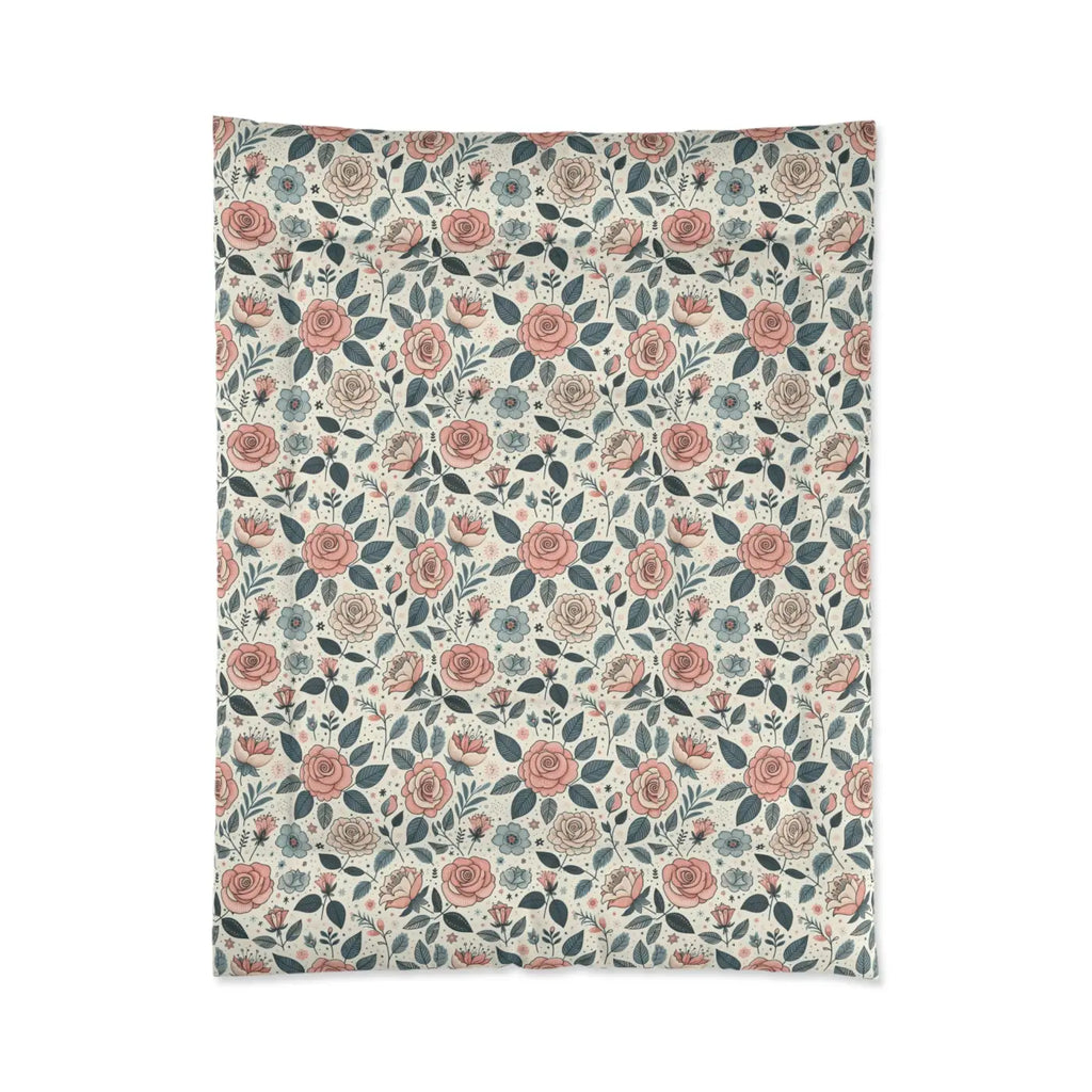 Pastel Rose Comforter - Dreamy Trendy Elegance - DipaliZ