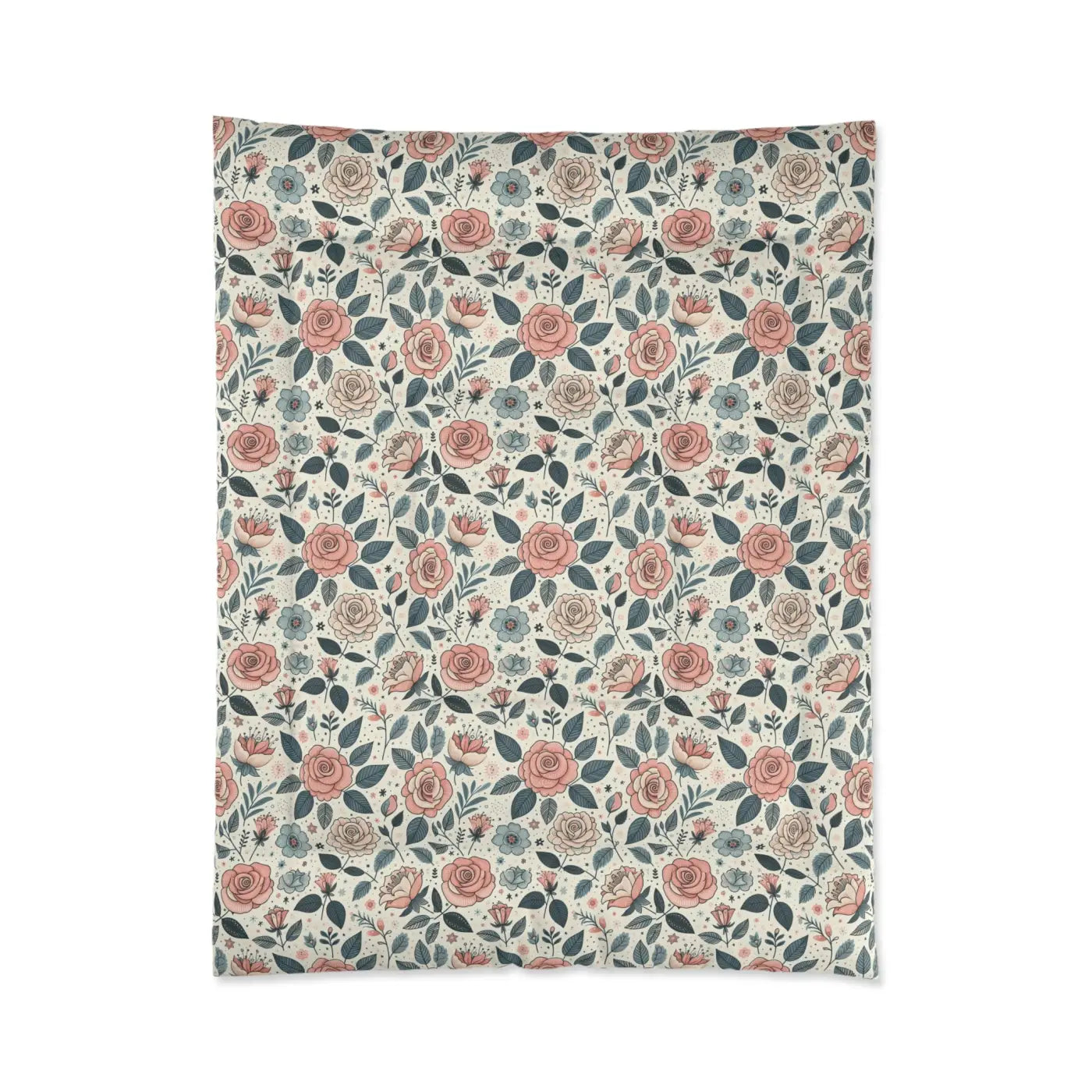 Pastel Rose Comforter - Dreamy Trendy Elegance - DipaliZ