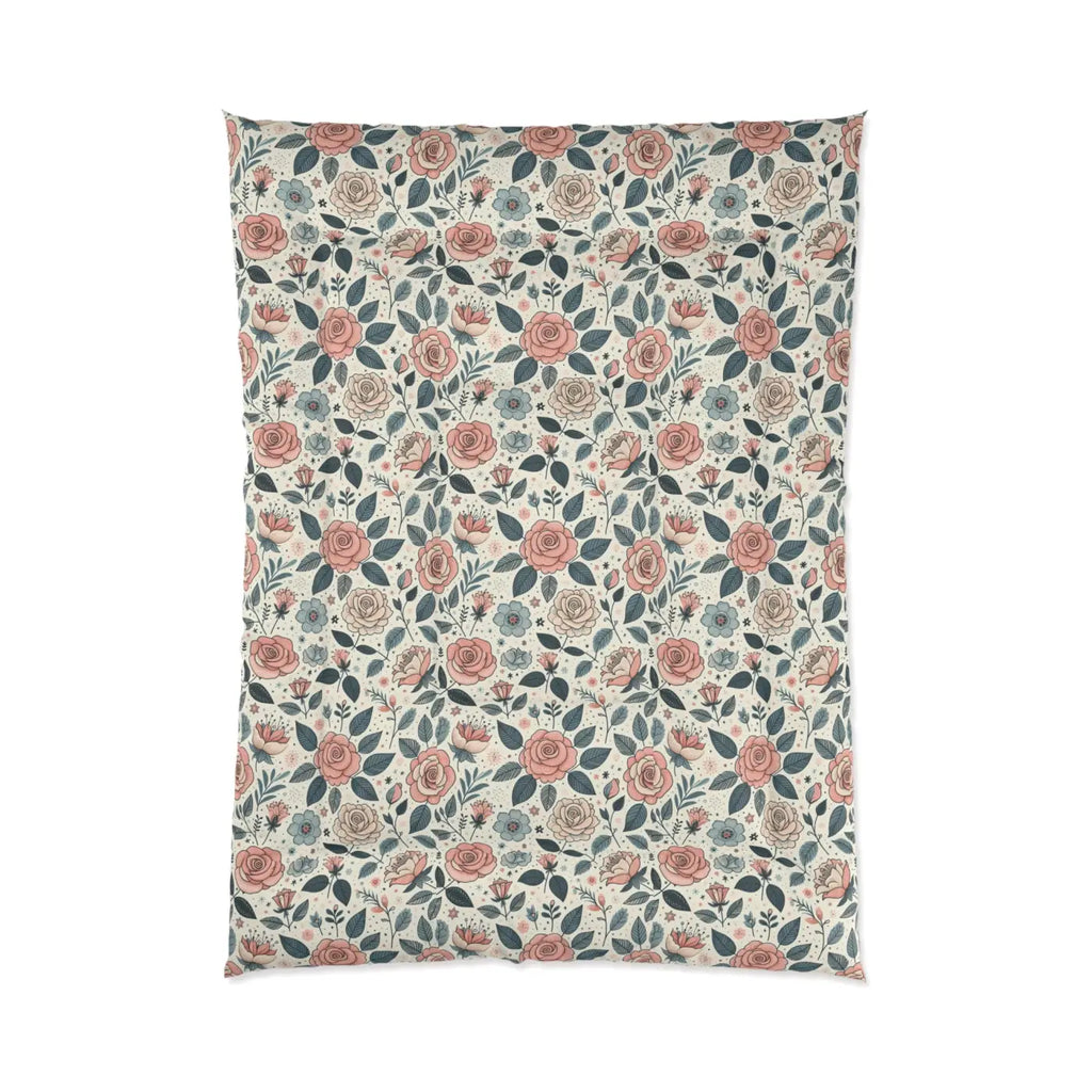 Pastel Rose Comforter - Dreamy Trendy Elegance - DipaliZ