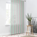 Pastel Teal and Pink Stripes Curtains - Modern Elegance - DipaliZ