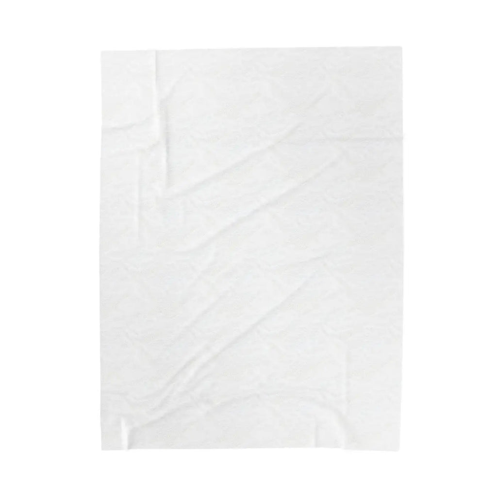 Velveteen Plush Blanket - Watercolor Floral Design - DipaliZ