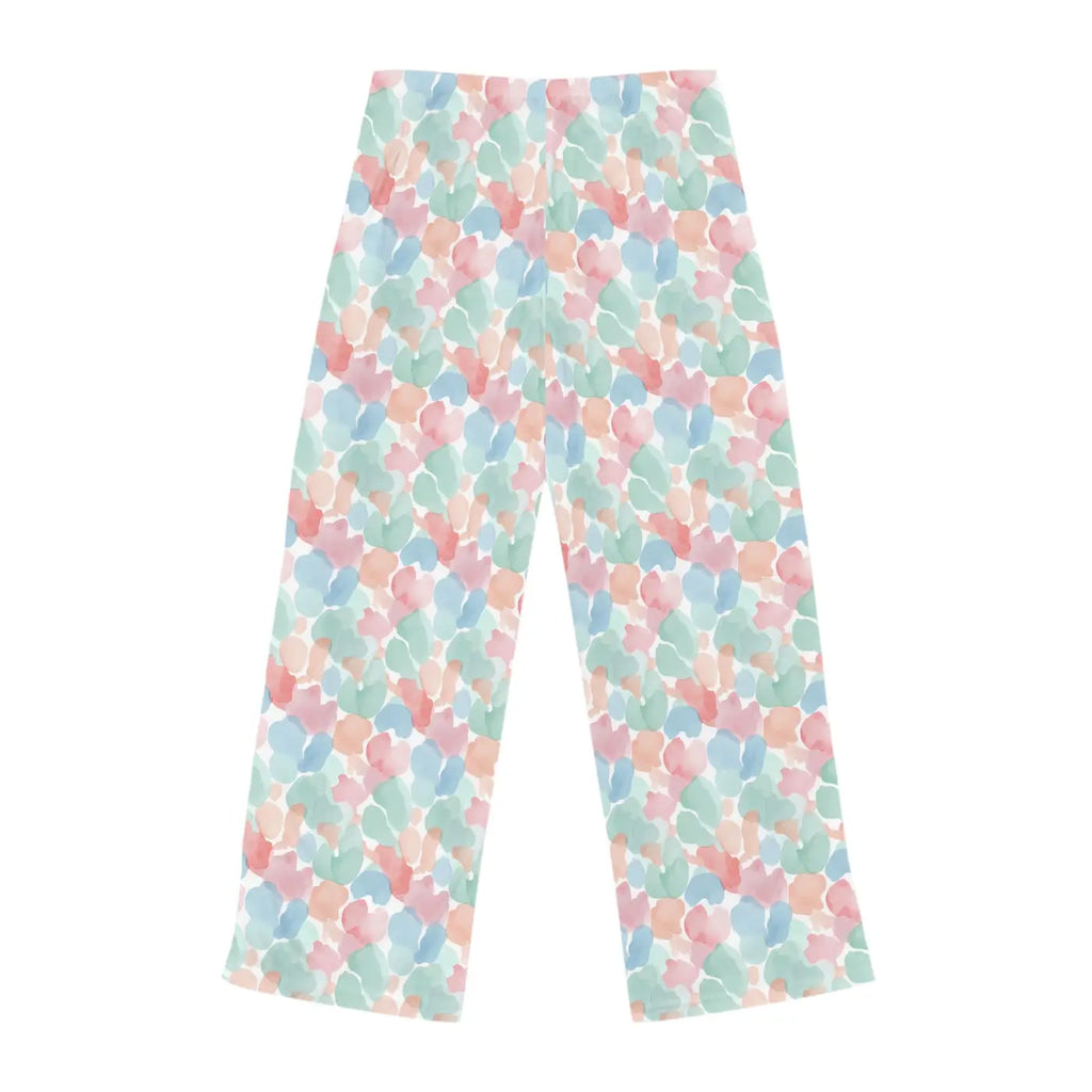 Pastel Watercolor Hearts Pajama Pants - Dreamy Loungewear - DipaliZ