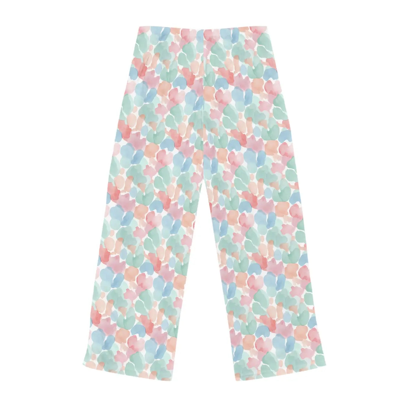Pastel Watercolor Hearts Pajama Pants - Dreamy Loungewear - DipaliZ
