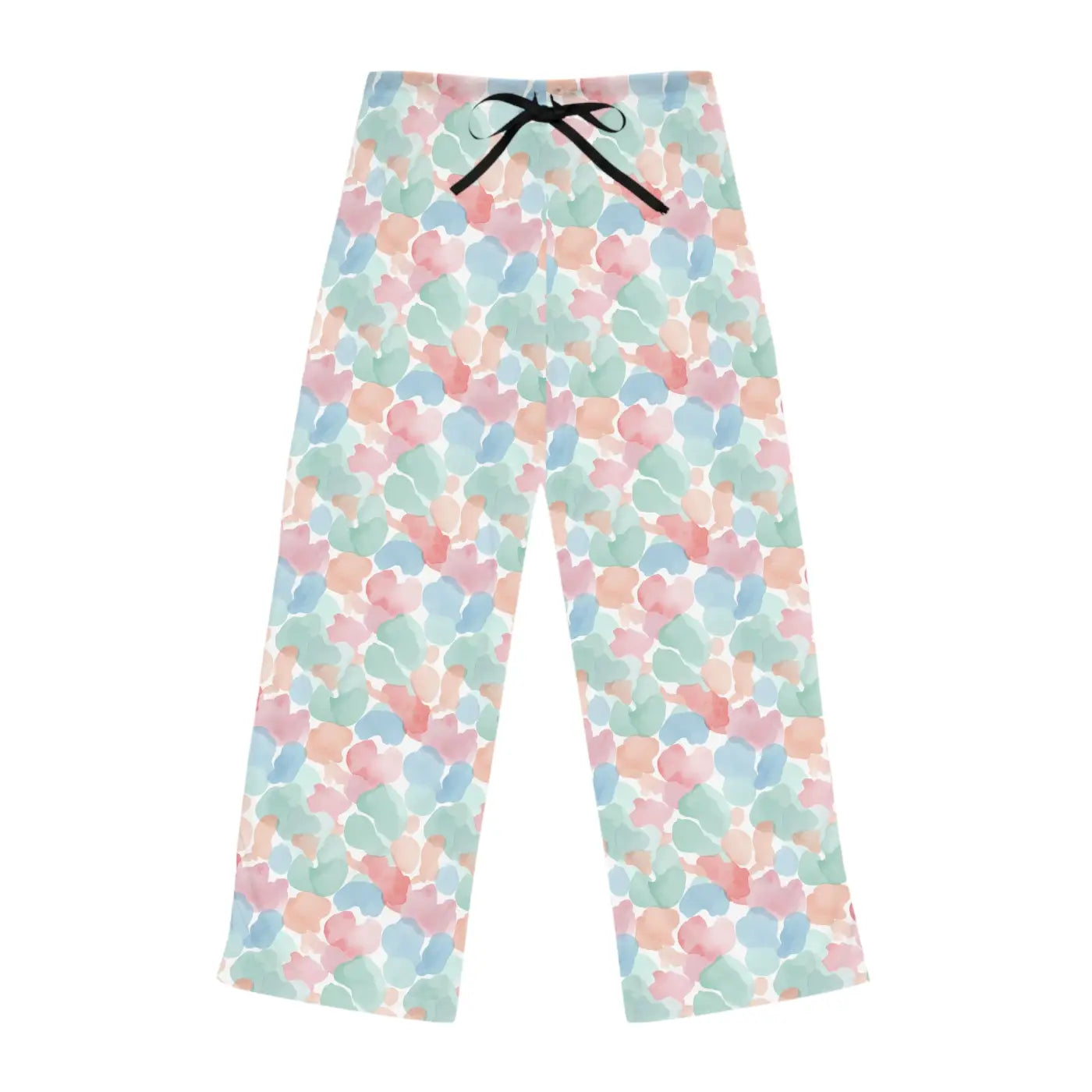 Pastel Watercolor Hearts Pajama Pants - Dreamy Loungewear - DipaliZ