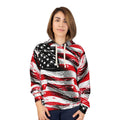 American Flag Pullover - Bold Patriotic Style Hoodie - DipaliZ