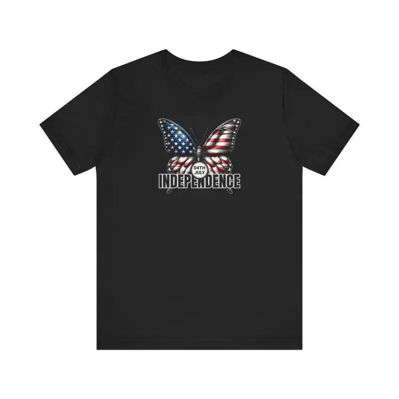 Patriotic Butterfly Tee - Sustainable Style for July 4th - DipaliZ