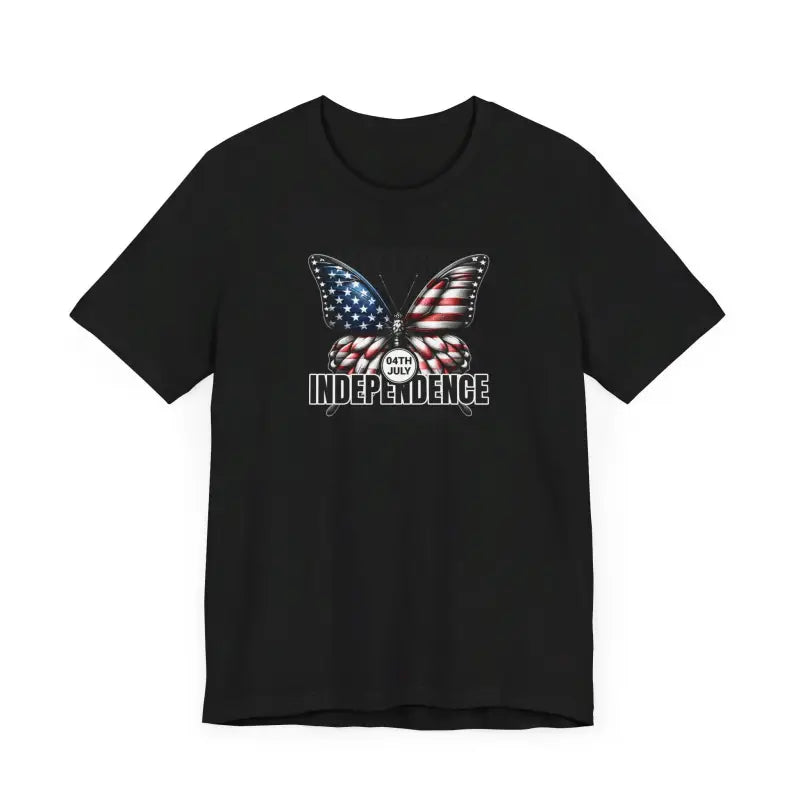 Patriotic Butterfly Tee - Sustainable Style for July 4th - DipaliZ