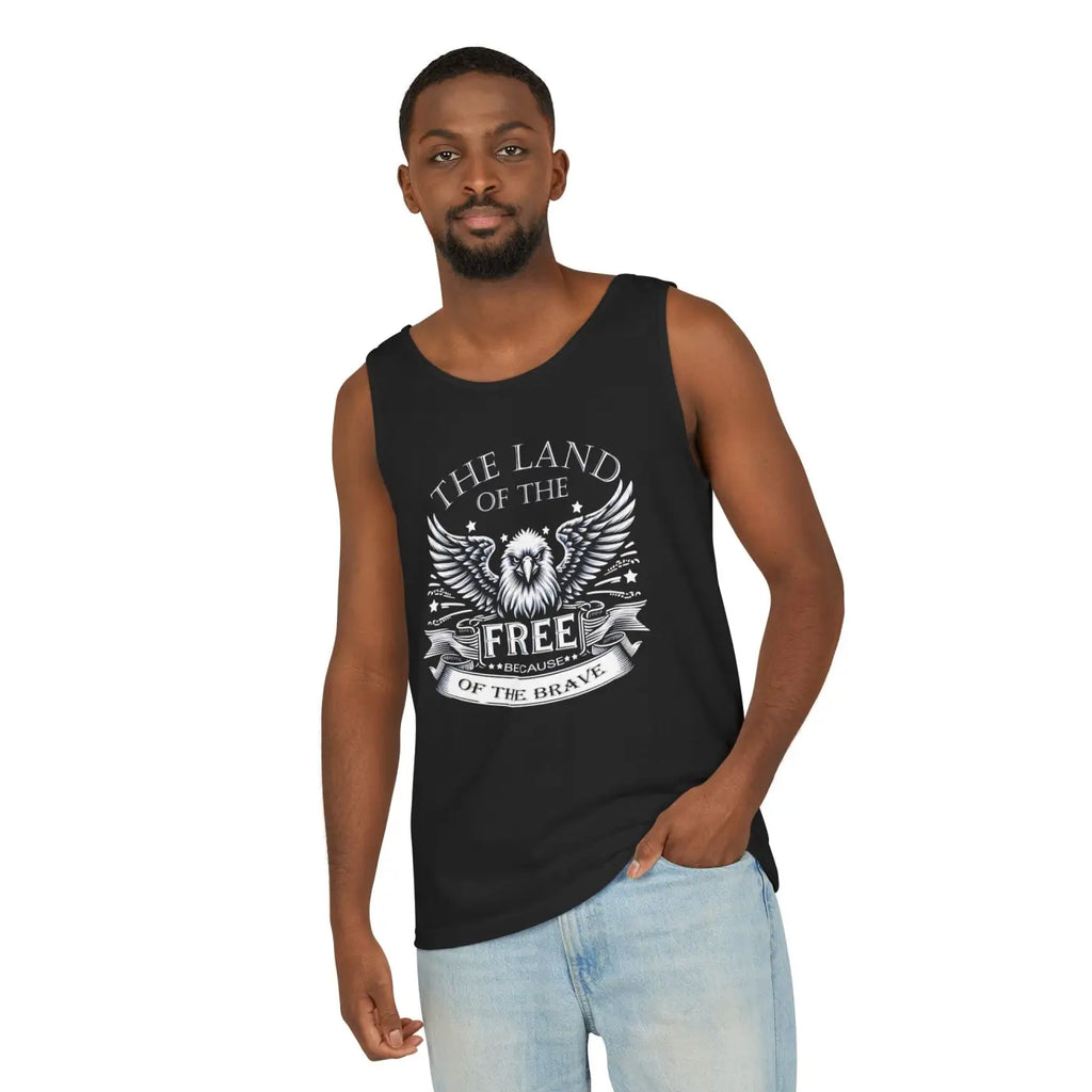 Patriotic Eagle Tank - True American Pride Spirit - DipaliZ