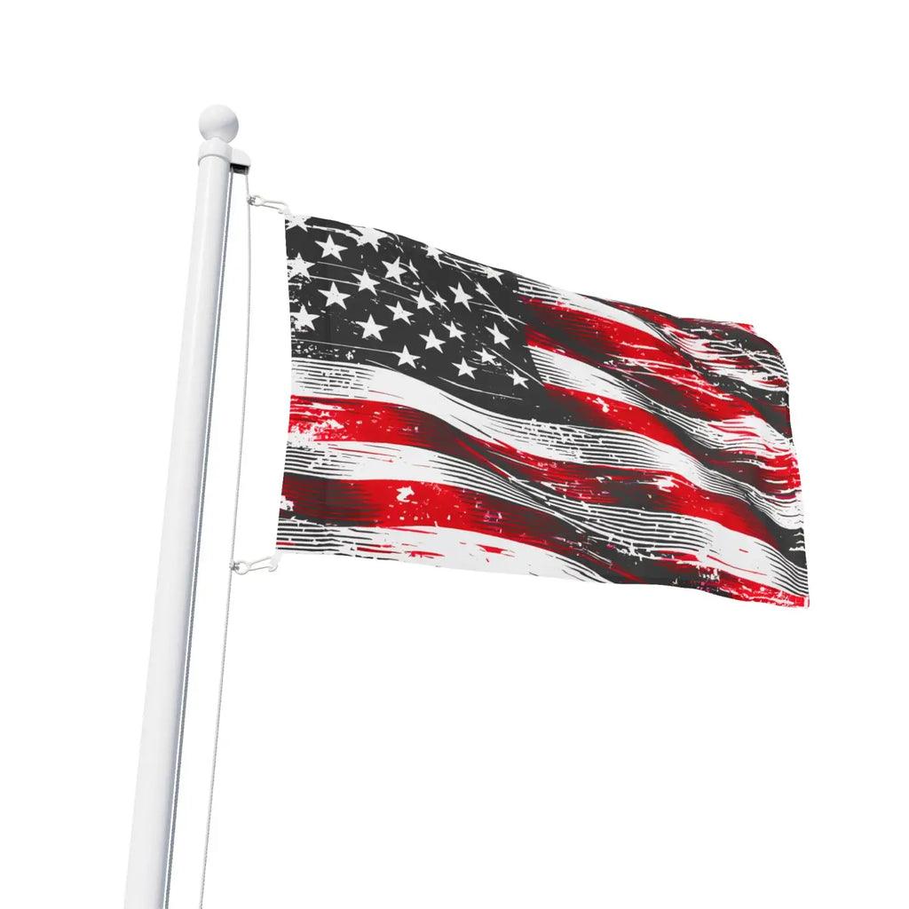 Patriotic Flag Wall Art - Independence Day Home Decor - DipaliZ