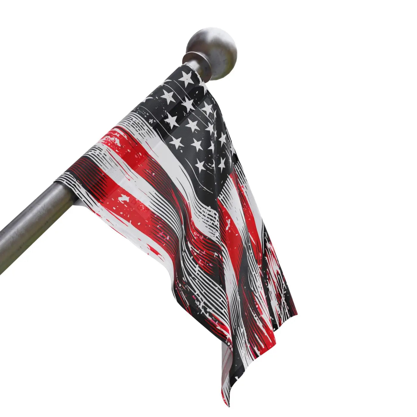 Patriotic Flag Wall Art - Independence Day Home Decor - DipaliZ