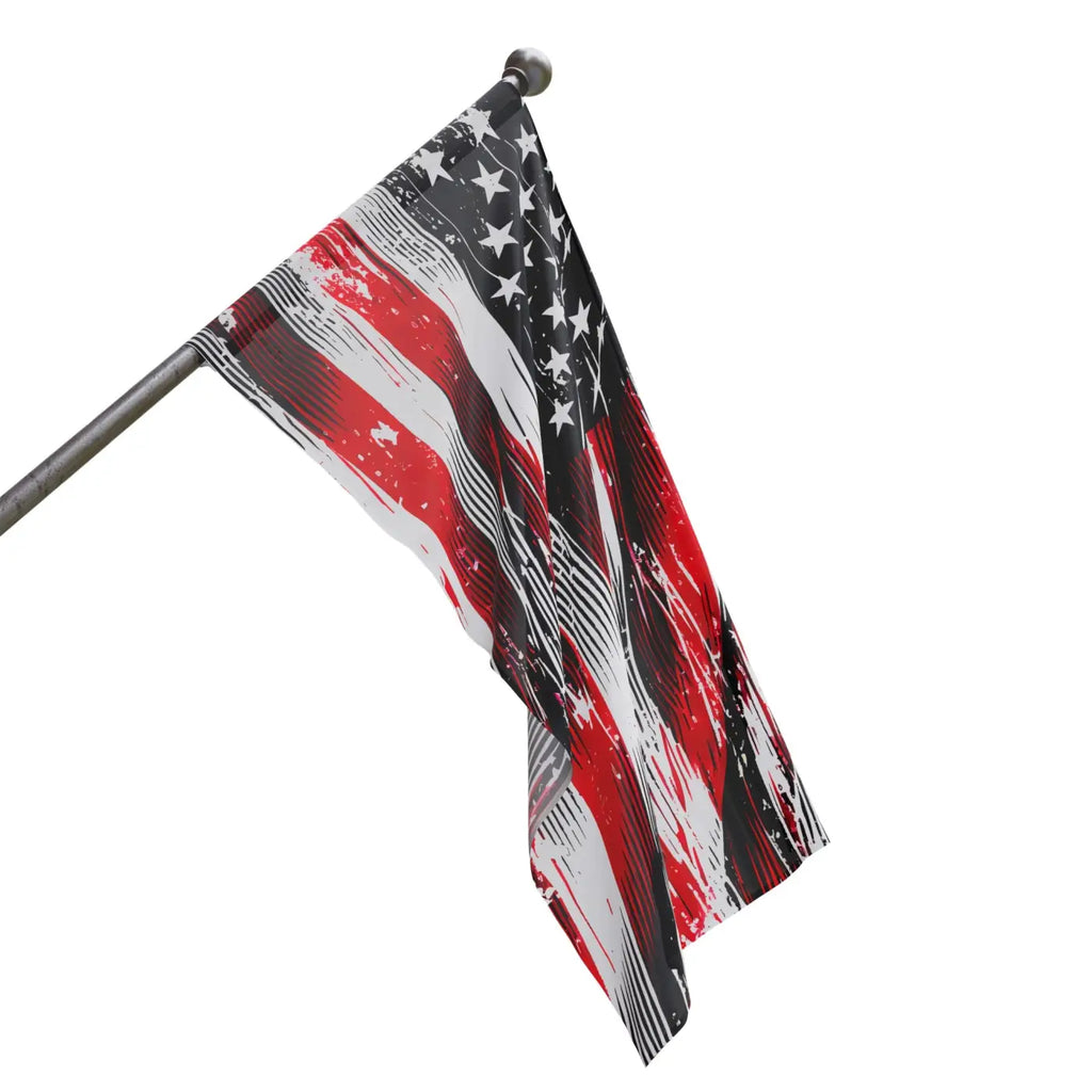 Patriotic Flag Wall Art - Independence Day Home Decor - DipaliZ