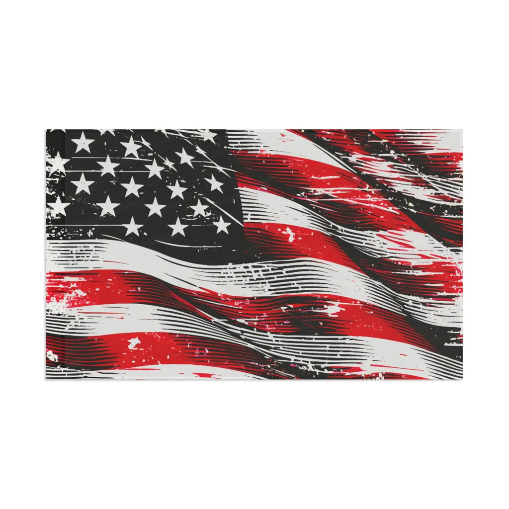 Patriotic Flag Wall Art - Independence Day Home Decor - DipaliZ